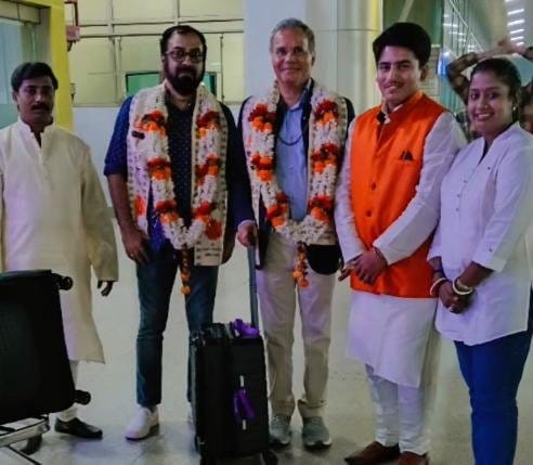 Philanthropist Sunil Kothari Welcomed in Varanasi for New Movie Project